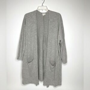 DONNI. Knit Duster‎ Cardigan Open Front Pockets Lightweight One Size